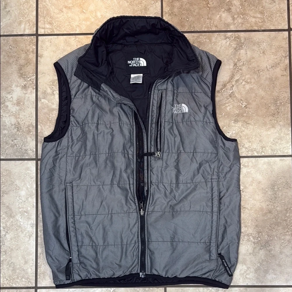The North Face Men’s Gray Quilted Insulated Vest